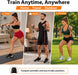 Resistance Bands Set with Handles and Door Anchor for Full Body Workout