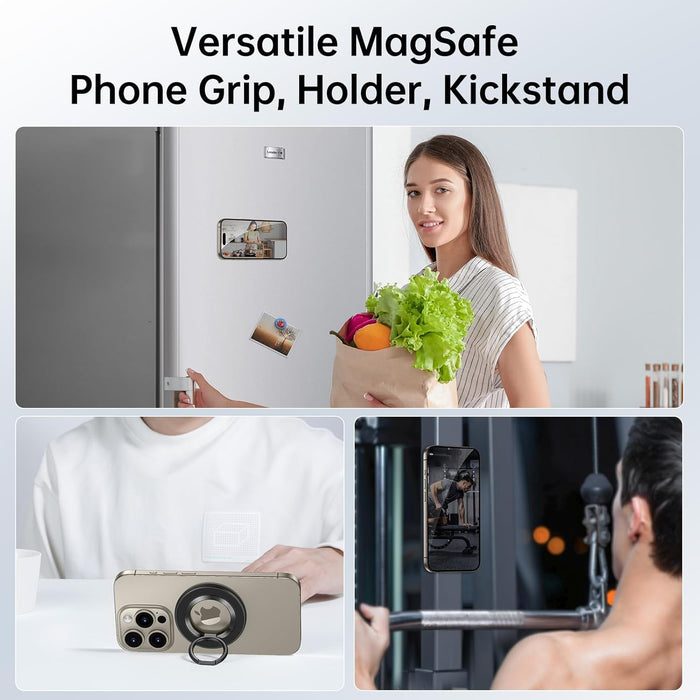 for MagSafe Phone Grip, Magnetic Phone Ring Holder Stand Kickstand
