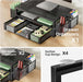 Monitor Stand with Drawer, 2-Tier Laptop Stand, Black
