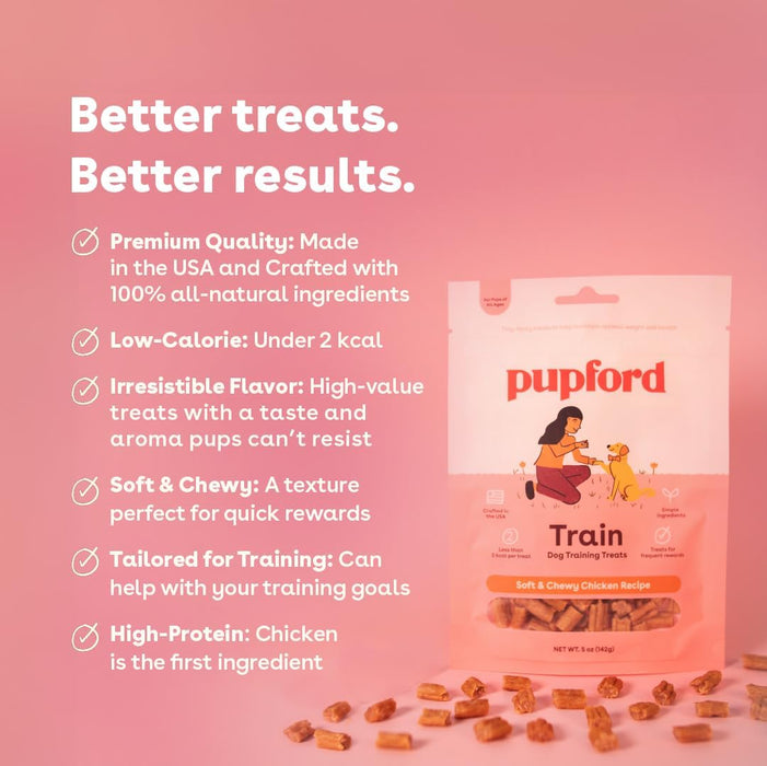 Soft & Chewy Training Treats for Dogs & Puppies (Chicken, 5 oz)