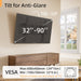 55 65 75 85 inch Tilting TV Wall Mount for 32-90 '' TVs, Low Profile TV Mount Bracket, Safe Lock & Quick Release,Max VESA 600x400mm, 24 inch Studs,132 lbs, Fit Most 55+ 75+ 85+ 86 TVs