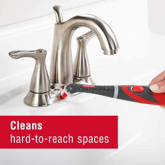 Reveal Power Scrubber with Multi-Purpose Head, Cordless Electric Battery Powered Scrub Brush, Water Resistant, for Home/Kitchen/Bathroom/Grout/Tile/Shower/Tub