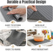 2 Pack Silicone Dish Drying Mat for Kitchen Counter Shower Caddy Rack Waterproof Under Sink Placemats Trivets Coffee Bar Accessories Utensil Holder Essentials Home Dining Decor Must Haves 2026