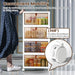 4-Piece Rolling Foldable Storage Bin Set
