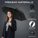 3 Pack Windproof Travel Umbrellas Compact Auto Open