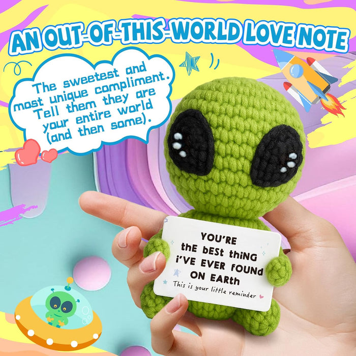 Gifts for Him Her Boyfriend Girlfriend Men Women Crochet Alien for My Love