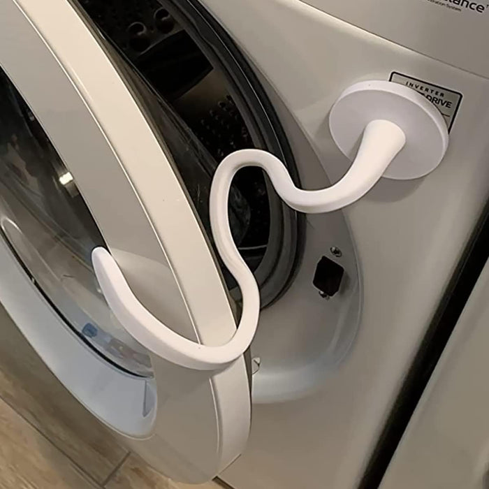Front Load Washer Door Prop and Stopper - Magnetic Washing Machine Door Holder with 2.6-Inch Magnet Base, Removable Wash