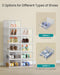 Shoe Boxes, Clear Plastic Sneaker Box, Pack of 12