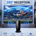 Rabbit Ear TV Antenna Indoor, HDTV Antenna for Smart TV, Digital TV Antenna for Local Channels, Adjustable Rabbit Ears A