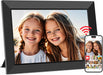 Frameo 10.1 Inch WiFi Digital Picture Frame, Smart Cloud Electronic Photo Frame with HD IPS Touch Screen Slideshow 32GB 
