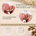 3 Pairs 14K Gold Hoop Earrings Set for Women Small Chunky Huggie