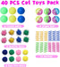 Cat Toys for Indoor Cats 40 PCS Kitten Toys