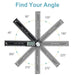 Digital Protractor Angle Finder, 7-Inch Angle Finder & Angle Measuring Tool
