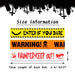 Halloween Decorations, 3inx90ft Caution Tape for Indoor and Outdoor(3 Pcs)