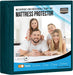 Waterproof Mattress Protector Twin Size, Premium Terry Mattress Cover 200 GSM, Breathable, Fitted Style with Stretchable Pockets (White)