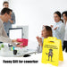 Hold On Partner I'm Overstimulated Humorous Desk Sign - Stress Relief Gifts for Colleagues, Funny Office Decor for Coworkers and Friends