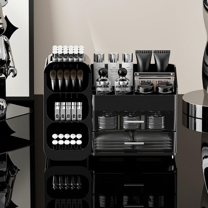 Makeup Organizer with Drawers, Large Capacity Countertop Organizers for Vanity,Bathroom and Bedroom Desk Cosmetics Organ