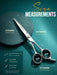 Hair Scissors Professional- 6.5inch Stainless Steel Hair Shears