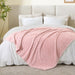 Pink Throw Blanket for Couch, Soft Cozy Gifts for Women, 50 * 60