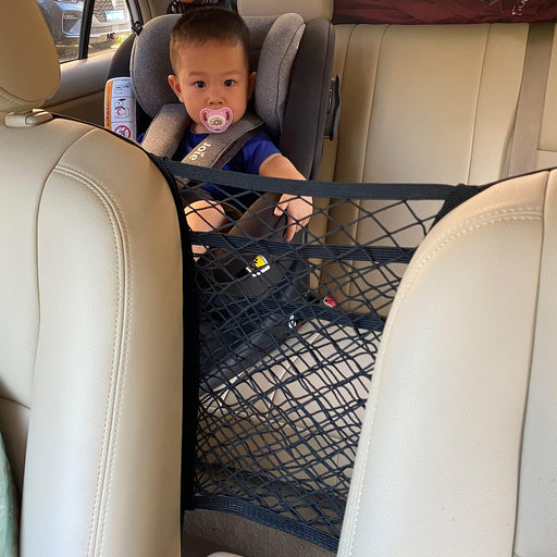 Three-Layer Car Seat Mesh Organizer