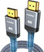 HDMI Cable 6.6 ft, 4K HDMI 2.0 HDR, Braided, ARC 3D HDCP 2.2