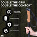 Lightweight Aircraft-Grade Aluminum Trekking Poles with Extended Down Grip Plus Tip Kit