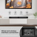 Sound Bar for Smart TV, 2‑in‑1 Detachable, 31" 80W Surround Sound