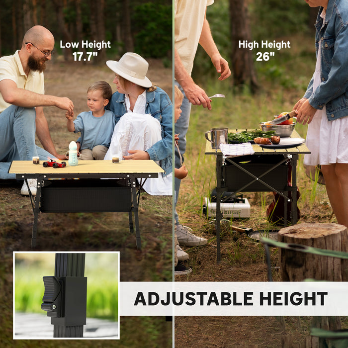 Portable Aluminum Folding Camping Table