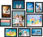 10 Pack Picture Frames Collage Wall Decor, Gallery Wall Frame Set for Tabletop or Wall Mounting Display, Multi Size with