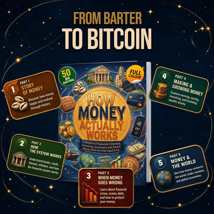How Money Actually Works by Claire Monroe — Illustrated Finance Book for Ages 8–12