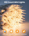 Clear Christmas String Lights 100 Count 20 Feet Incandescent Bulb