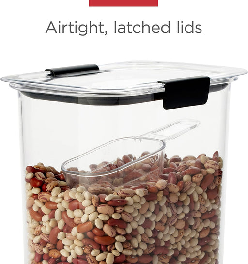 Brilliance BPA-Free Food Storage Containers with Lids Airtight Kitchen and Pantry Organization Set Includes 3 Containers