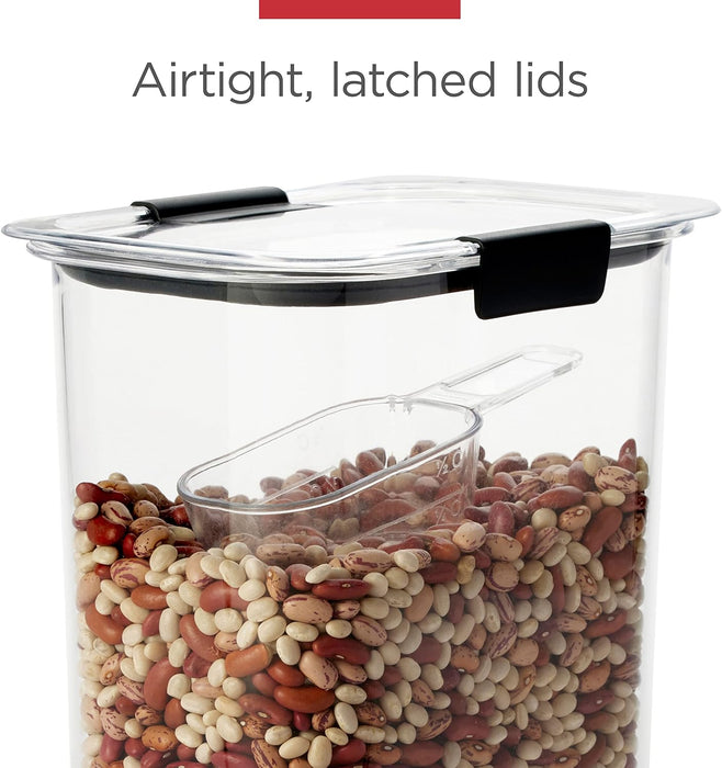 Brilliance BPA-Free Food Storage Containers with Lids Airtight Kitchen and Pantry Organization Set Includes 3 Containers