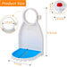 2 Pack Laundry Detergent Cup Holder Fabric Softener Drip Cup Holders Drip Catcher Tray with Fixing Screw Detergent Drip Catcher and Drip Tray Removable Silicone Pad