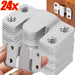 Stainless Steel Interlock Hanging Buckle Heavy Duty Photo Frame Hook Wall Mounted Flush Mount Brackets for Furniture Connector