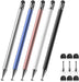 Stylus(5 Pcs),2-in-1 Stylus Pen for Touchscreen,Capacitive Stylus