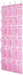 Hanging Shoe Organizer, Over The Door Shoe Organizer with 24 Breathable Mesh Pockets for Men Women Kids Hanging Shoe Sto
