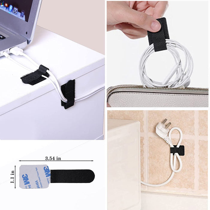 192 PCS Cable Management Kit 4 Wire Organizer Sleeve