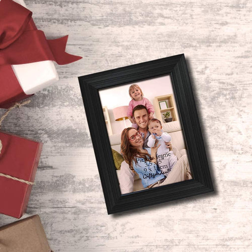 12-Pack 3.5 × 5 in Black Picture Frames