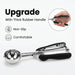 Cookie Scoop Set, 3Pcs Ice Cream Scoop, Cookie Scoops for Baking Set of 3, 18/8 Stainless Steel Cookie Scooper for Bakin
