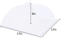 4 Pack Mesh Food Covers 17 inch, Large and Tall Food Covers, Pop-Up Mesh Food Covers Tent Umbrella for BBQs, Outdoors, S