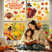 Fall Thanksgiving Window Clings Static Window Decal for Fall Décor