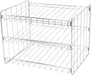 3 Tier Can Organizer | Chrome Steel Canned Food Storage Rack | Holds 36 Cans | Space-Saving Pantry & Cabinet Storage Solution | Easy Access to Canned Goods | Freestanding Design