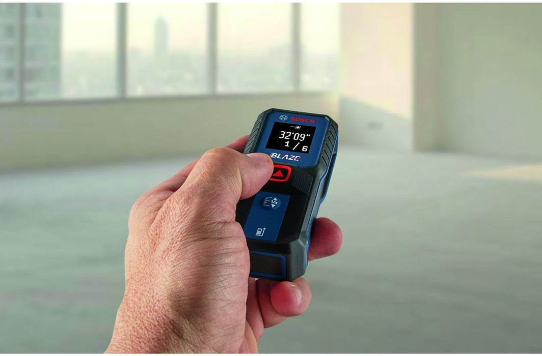 BOSCH GLM100-23 100 Ft Blaze Laser Distance Measure, with 2 AA Batteries