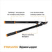 Fiskars 28” Garden Bypass Loppers, Tree Trimmer with 1.5" Cut Capacity
