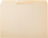 Sturdy File Folders with Reinforced Tabs for Filing and Organization, 1/3-Cut Tab, Assorted Positions, Letter Size, 8.5x11 inches, Manila, 100-Pack