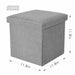 Folding Storage Ottoman Cube Space-Saving Storage Toy Box Foot Rest Stool Seat 11.8"