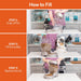 Pet Cafe Feeder for Dogs and Cats, Pearlescent
