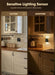 2 Pack Black Night Lights with Rotating Plug, Soft White
