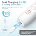 Electric Nail File Drill, Cordless Toe Nail Grinder for Thick Toenails & Callus, 10-Speed 2000mAh Rechargeable Nail File
